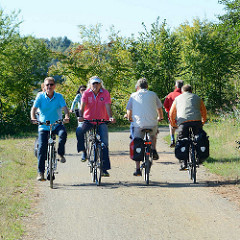 Fahrradweg am Wasser - Spreewald Rad Route von Lübben nach Schlepzig.