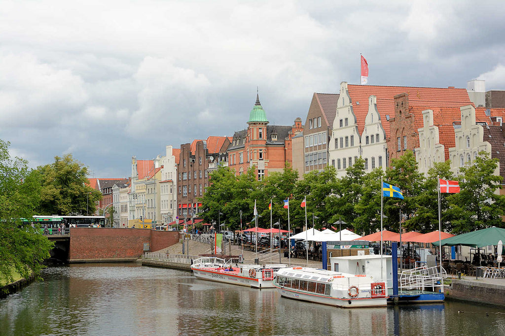 Metropolregion Hamburg: Foto „An der Obertrave in der Hansestadt Lübeck
