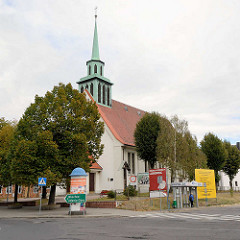 St. Bonifatiuskirche in Zgorzelec - römisch katholische Kirche, auch Garnisonskirche - 1930 eingeweiht, Architekt Bernhard Sander.