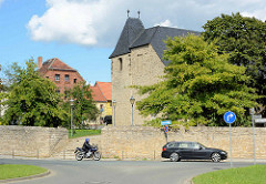 Evangelische St.-Margarethen-Kirche in Aschersleben - romaischer Kirchenbau, ursprünglich erbaut um 1100.