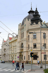 Synagoge in Hradec Králové / Königgrätz - Maurischer Baustil, erbaut 1905; Architekt  Wenzel Weinzettel.