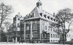 Altes Bild vom 3741 Bestehornhaus in Aschersleben - erbaut 1908; Kulturhaus.