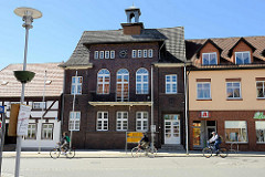 Rathaus von Damgarten - Ortsteil von Ribnitz-Damgarten, erbaut 1930 - Backsteinarchitektur.