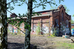 Bahnbetriebsgelände Hamburg-Wilhelmsburg, erbaut ab 1892 - aufgeführt in der Hamburger Liste für Kulturdenkmäler.