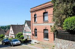 Werkstattgebäude - Backsteinarchitektur, Bau & Möbeltischlerei - Fachwerkhäuser in der Neustadt von Lauenburg / Elbe.