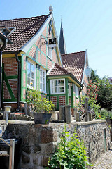 Historisches Handwerkerhaus in der Hunnenburg / Lauenburg.