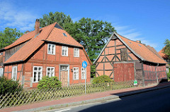 Fachwerkhaus mit Scheune - Architektur in Bleckede / Elbe.