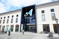 Einkaufszentrum / Shoppingcenter  Arsenal in Lutherstadt Wittenberg.