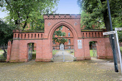 Ehem. Tauentzienkaserne in Lutherstadt Wittenberg, erbaut 1883 - jetzt Standort vom Neuen Rathaus der Stadt.
