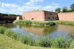 Restaurierte / wiederaufgebaute Bastion Philipp der Festung Küstrin / Kostrzyn - Polen.