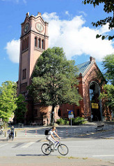 Apostelkirche in Hamburg Eimsbüttel, erbaut 1894 - Architekten Erwin von Melle und Peter Gottlob Jürgensen.