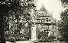 Historisches Bild von Schloss Ritzebüttel in Cuxhaven; Wohnsitz der Hamburger Amtsmänner während der Zugehörigkeit zu Hamburg.