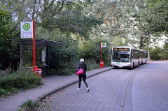 Endhaltestelle der Buslinie 191 am Grothwisch in Hamburg Schnelsen.