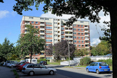 Hochhaus beim beim Königskinderweg in Hamburg Schnelsen.