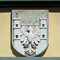 Wappen der Stadt Neuruppin - Fassadenschmuck.