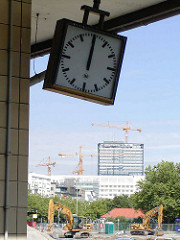 Neubau / Baustelle vom Zentralen Omnibusbahnhof (ZOB) Hamburg St. Georg.