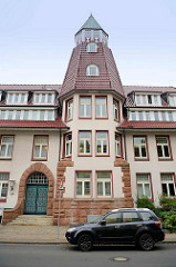 Altes Stabsgebäude der Grimmershörnkaserne in Cuxhaven - erbaut 1908 / 12; Nutzung jetzt als Wohngebäude.