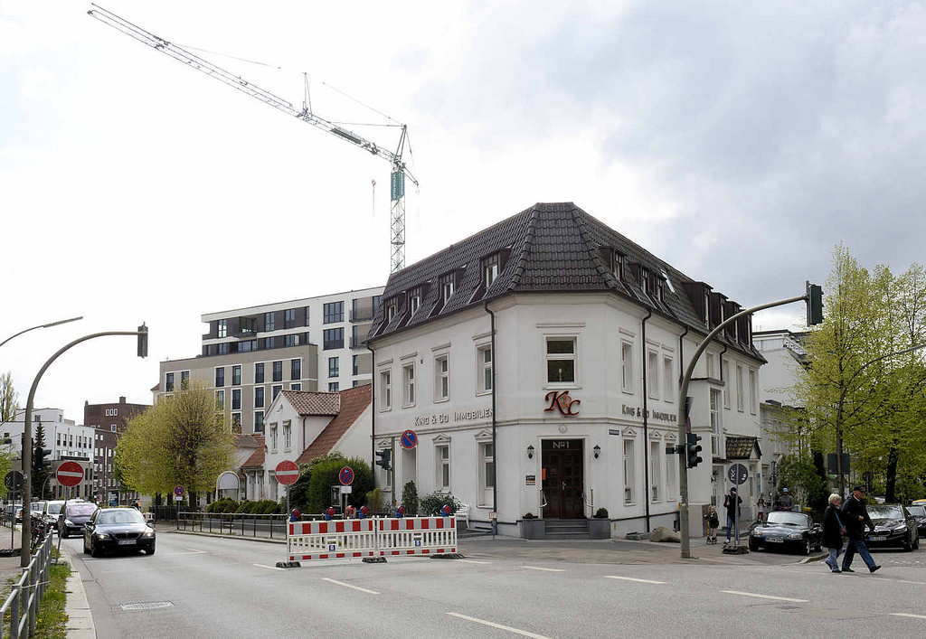 bildarchiv-hamburg.com: Foto „Altbauten / Neubauten an der Ohlsdorfer ...