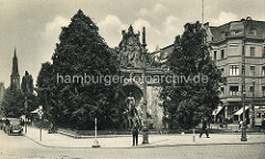 Historische Darstellung vom Berliner Tor in Stettin.