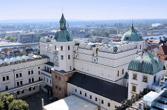 Blick auf den Südflügel sogenannter Bogislawbau, des Stettiner Schlosses - Sitz der Pommerschen Herzöge (Zamek Książąt Pomorskich) in Stettin