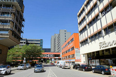 Architektur in der Zentralen Zone der Hamburger City Nord - erbaut von 1968 - 1980.