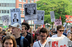 Demonstration Bildungsstreik  - Jugend Gegen G20 in Hamburg.