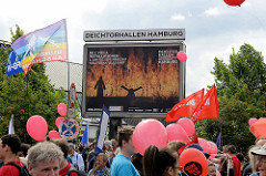 Treffpunkt Deichtorplatz  - Demonstration am 08. Juli gegen G20 in Hamburg.