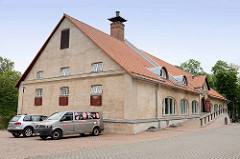 Gebäude vom Traditionellen Musik Centrum in Fellin / Viljandi, Estland.