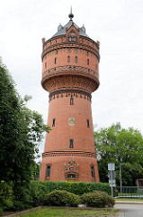 Wasserturm in Torgau, erbaut 1903 - Architekt Conrad; als wassertechnische Anlage unter Denkmalschutz.