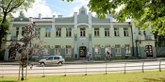 Jugendstilgebäude, erbaut 1910 - Kuldīgas iela in Ventspils / Windau, Lettland