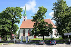 Lutherische Johanniskirche in Limbaži / Lemsal; Ursprungsgebäude erbaut 1681 - Stadtbaumeister Rupert Bindenschuh.