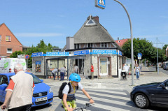 Straßenverkehr in Geesthacht - Bergedorfer Straße.