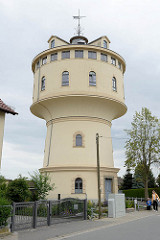 Wasserturm von Strehla, errichtet 1907 - Planung Ingenieur C. Jensen; Nutzung bis in die 1980er Jahre.