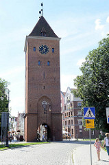 Markttor von Elbląg / Elbing - gotischer Ursprungsbau von 1314 - Festungsanlage der Stadt.