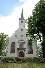 Lutherische Johanniskirche in Limbaži / Lemsal; Ursprungsgebäude erbaut 1681 - Stadtbaumeister Rupert Bindenschuh.