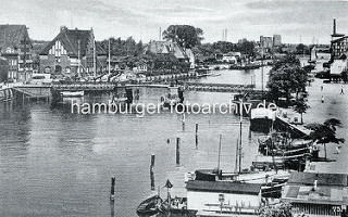 Historisches Bild vom Hafenbetrieb in Elbląg / Elbing.