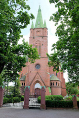 Sankt Annen Kirche in Kuldīga / Lettland - erbaut 1904 - Architekt Wilhelm Neumann.