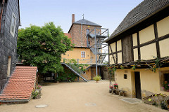 Ehemaliger Klosterhof in Belgern - seit 1633 Pfarrhaus; Zeugnis sächsischer Gotik.