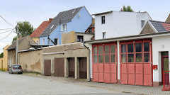 Garagen - Hallen, Gewerbegebiet an der Bahnhofsstraße in Belgern.