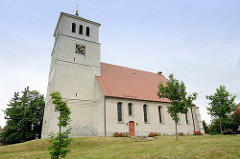 St. Marienkirche in Schildau; Ursprungsgebäude um 1170 - Umbauten im 17. Jahrhundert.