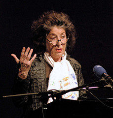 Lea Rosh bei einer Bertini-Preis-Verleihung im Ernst Deutsch Theater.