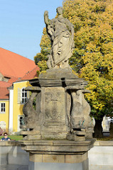 Minerva-Brunnen am Myconiusplatz in Gotha.