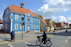 Altes Rathaus an der Poststraße in Soltau, erbaut um 1827. Heutige Nutzung noch als Standesamt und Stadtarchiv.
