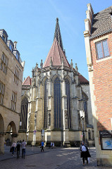 Lamberti Kirche in Münster, erbaut zwischen 1375 und 1525.