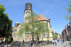 Katholische St. Ludgeri Kirche in Münster - entstanden ab 1173, Fertigstellung um1220.