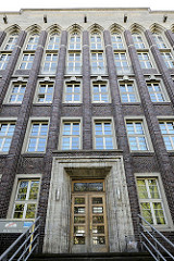 Backstein-Architektur in Münster - Gebäude vom Hansa-Berufskolleg.