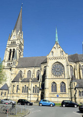Kreuzkirche in Münster; erbaut 1899 bis 1902 nach Plänen von Bernhard und Hilger Hertel.