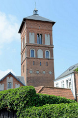 Historischer Wasserturm an der Dagmarsgade von Ribe, erbaut 1887 - Architekt JV Petersen.