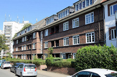 Teil der Siedlung Alsterdorfer Straße / Bodelschwinghstraße in Hamburg Alsterdorf; errichtet 1928 - Architekt Richard Wagner. Die Wohnhäuser stehen unter Denkmalschutz.