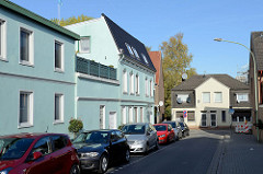 Wohnhäuser / Werkstätten in der Schulstraße von Pinneberg.